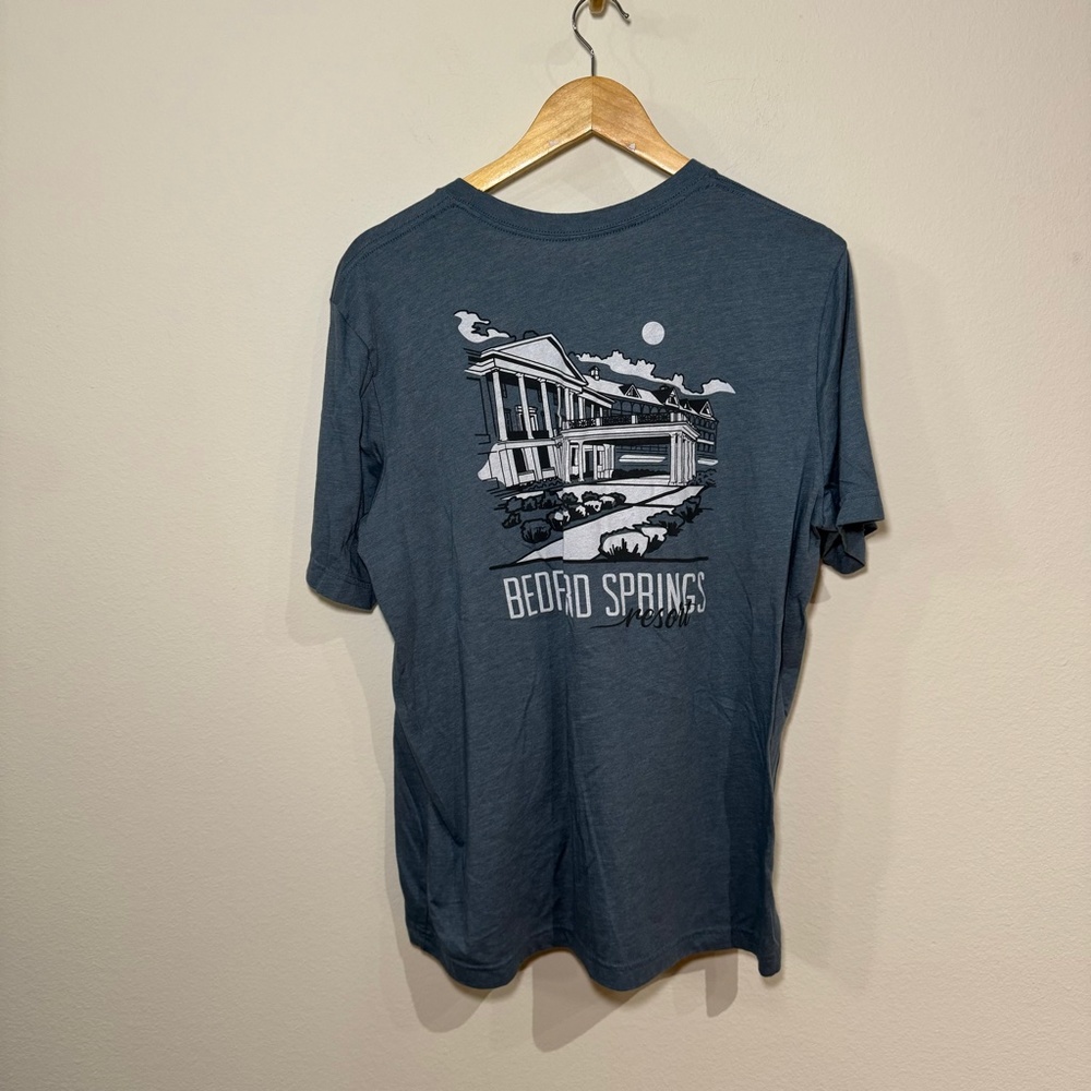 Bedford Springs Resort Blue Men's Short Sleeve Tee